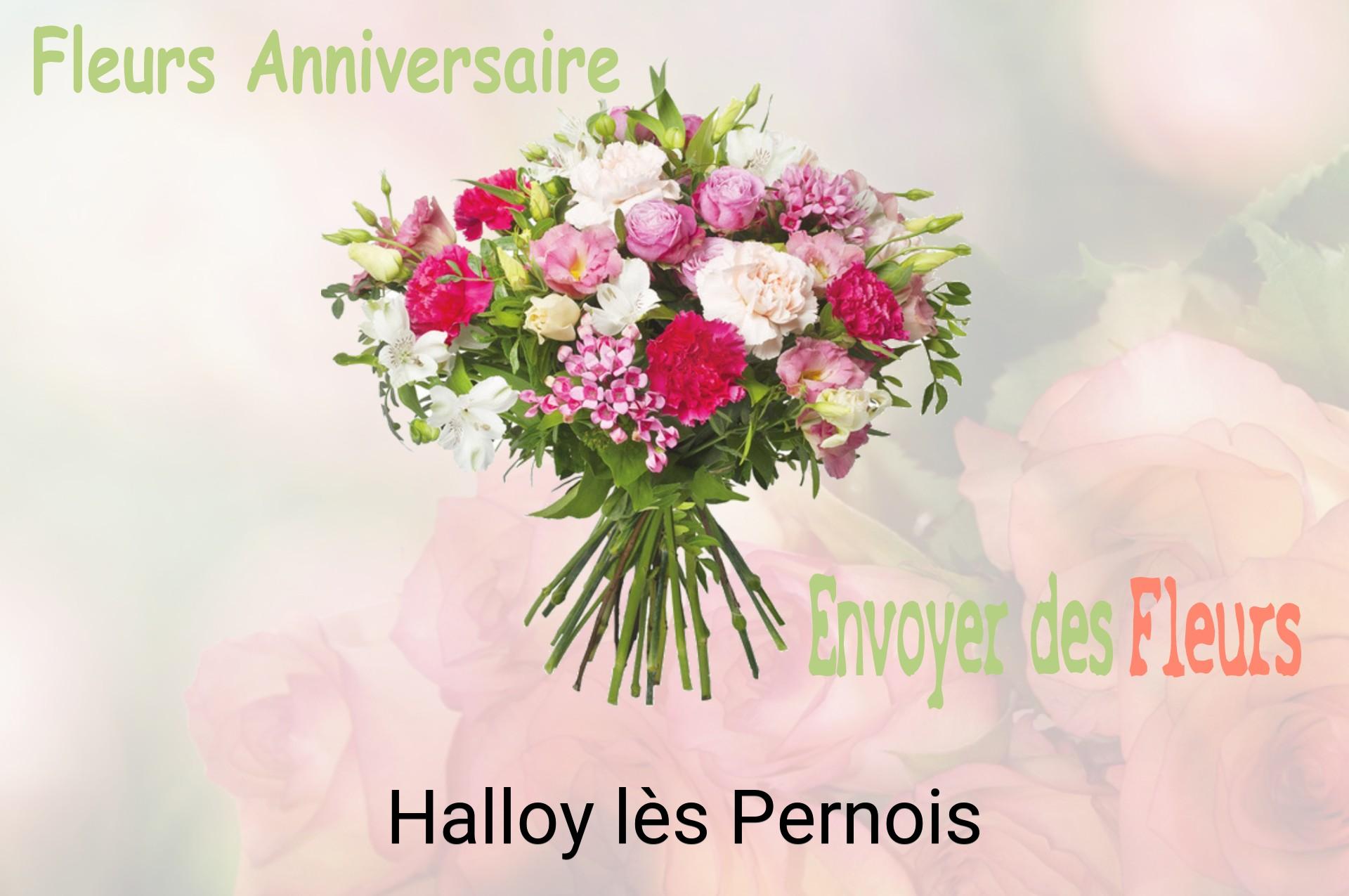 Bouquet de fleurs d’anniversaire livré à Halloy-lès-Pernois